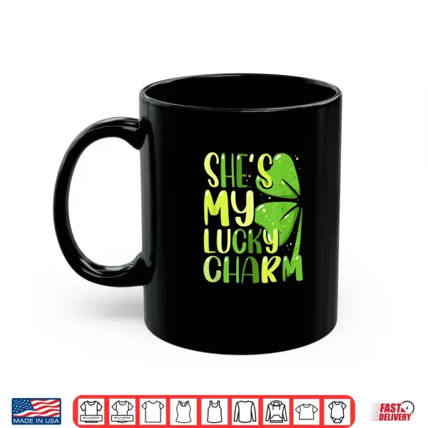 Mug Shes My Lucky Charm Funny St Patricks Day Couple Shirt