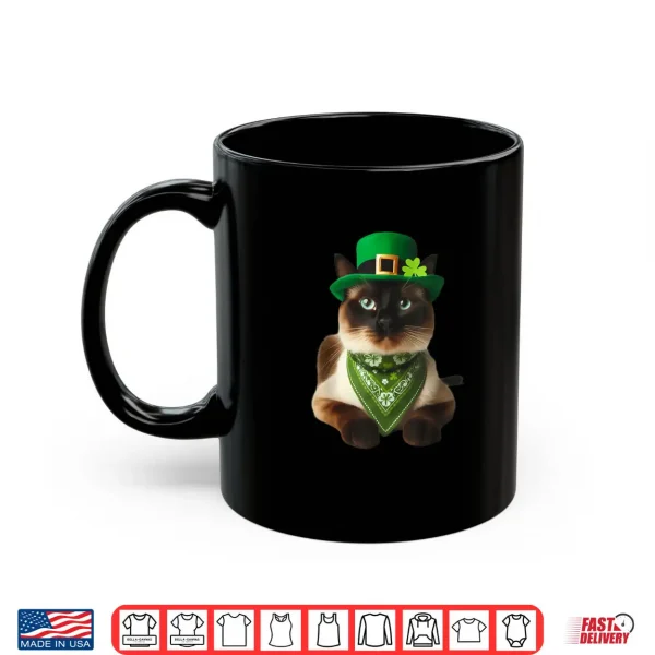 Siamese Cat St Patrick's Day Saint Paddy's Owner Lover Cute Shirt 3 Mug Siamese Cat St Patricks Day Saint Paddys Owner Lover Cute Shirt