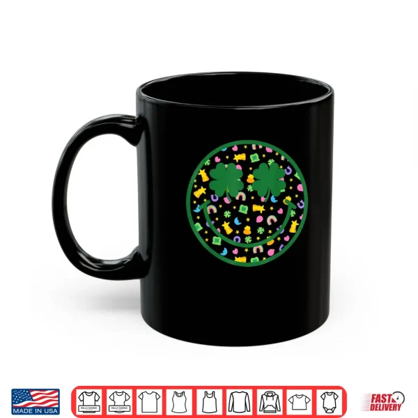 Mug Smile Face Lucky Charm Saint Patricks Day Shamrock Shirt