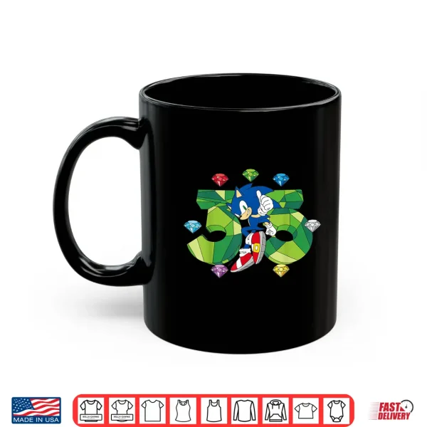 Mug Sonic The Hedgehog 35th Anniversary Key Art Shirt