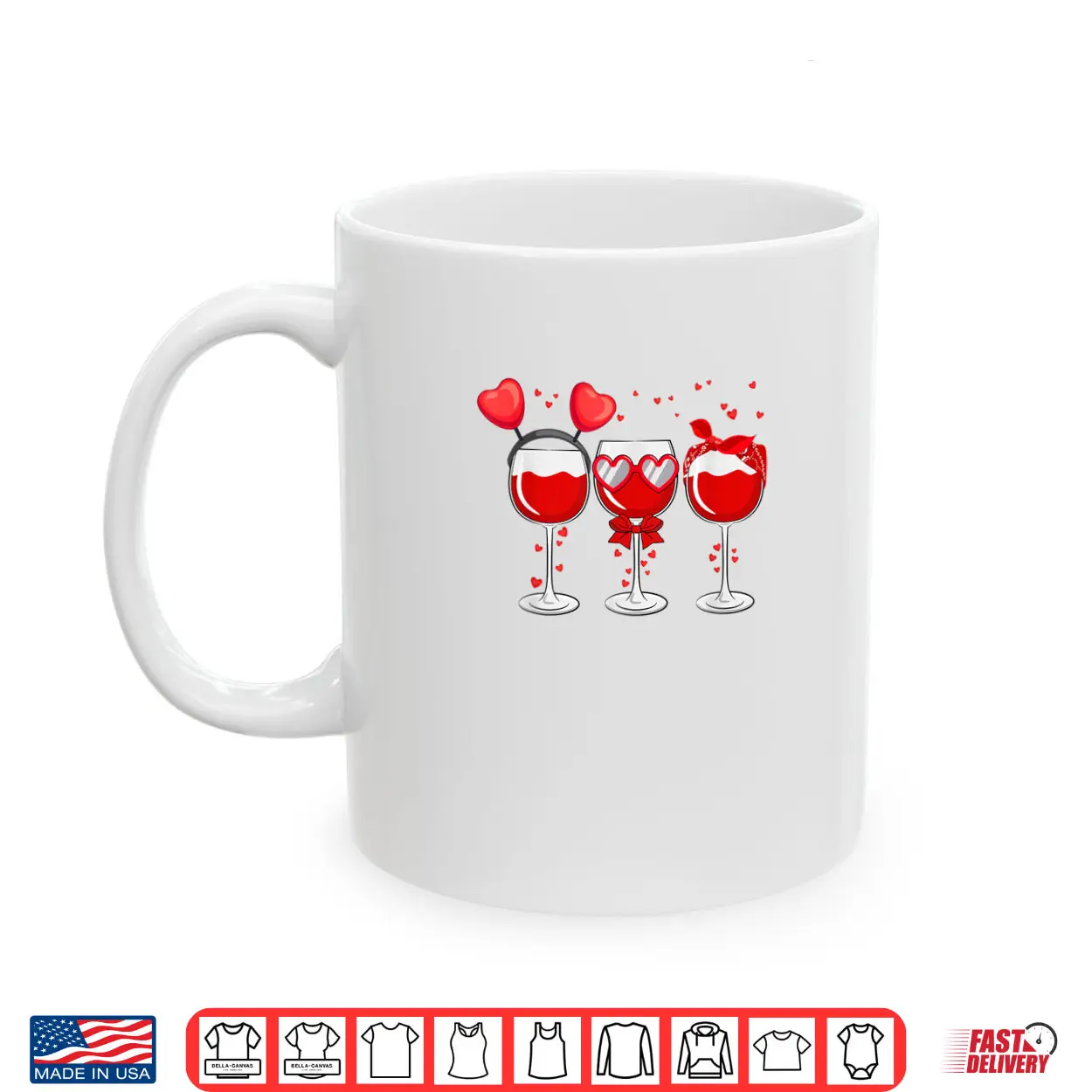 Three Glasses Wine Heart Love Drink Wine Valentine Day Shirt Three Glasses Wine Heart Love Drink Wine Valentine Day Shirt