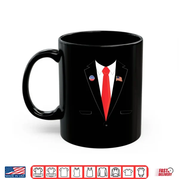 Mug Tuxedo Suit Presidents day shirt Trump Pin Costume Shirt