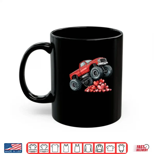 Valentines Day Monster Truck Hearts Shirt 3 Mug Valentines Day Monster Truck Hearts Shirt