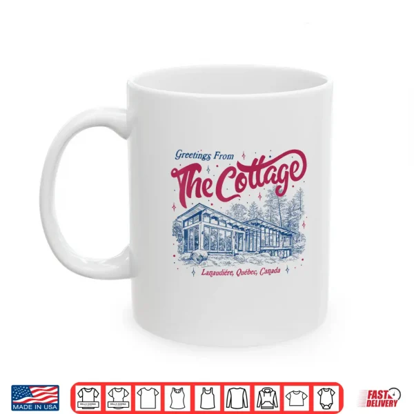 Mug Vintage Greetings from The Cottage Shirt 1