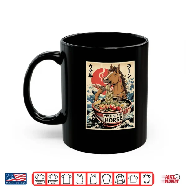 Mug Zodiac Chinese New Year of The Horse 2026 Ramen Shirt