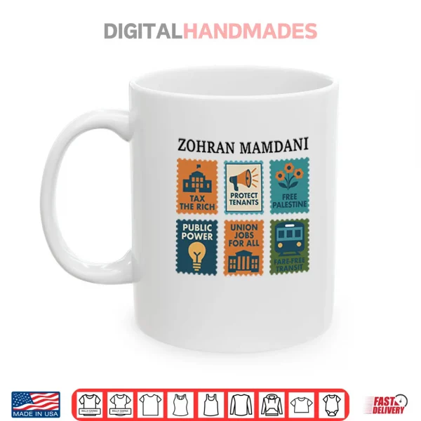 Mug Zohran Mamdani Tax The Rich Shirt