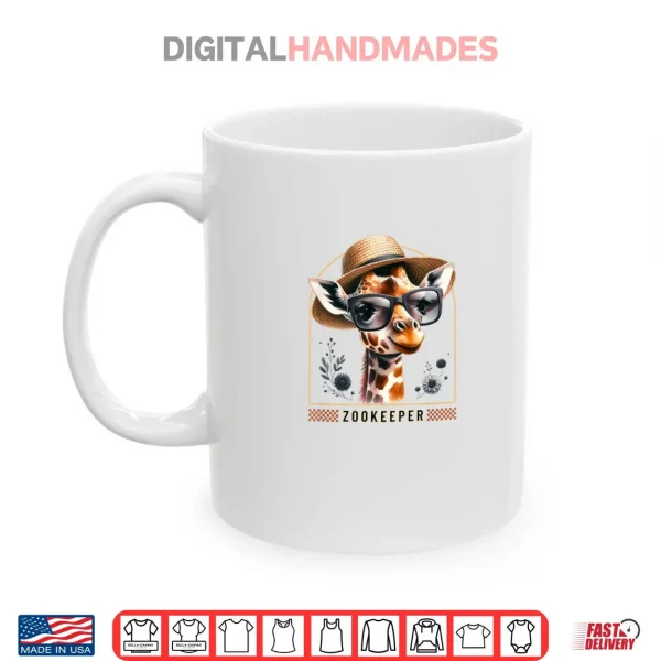 Mug Zookeeper Adult Giraffe Safari Shirt