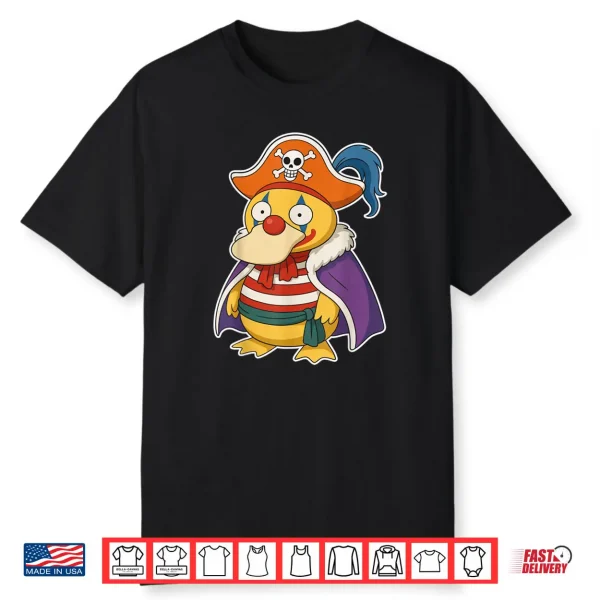 Pirate Clown Duck Anime Shirt