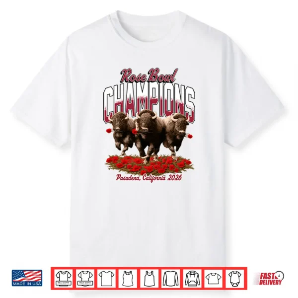 Rose Bowl Champions Pasadena California 2026 Shirt