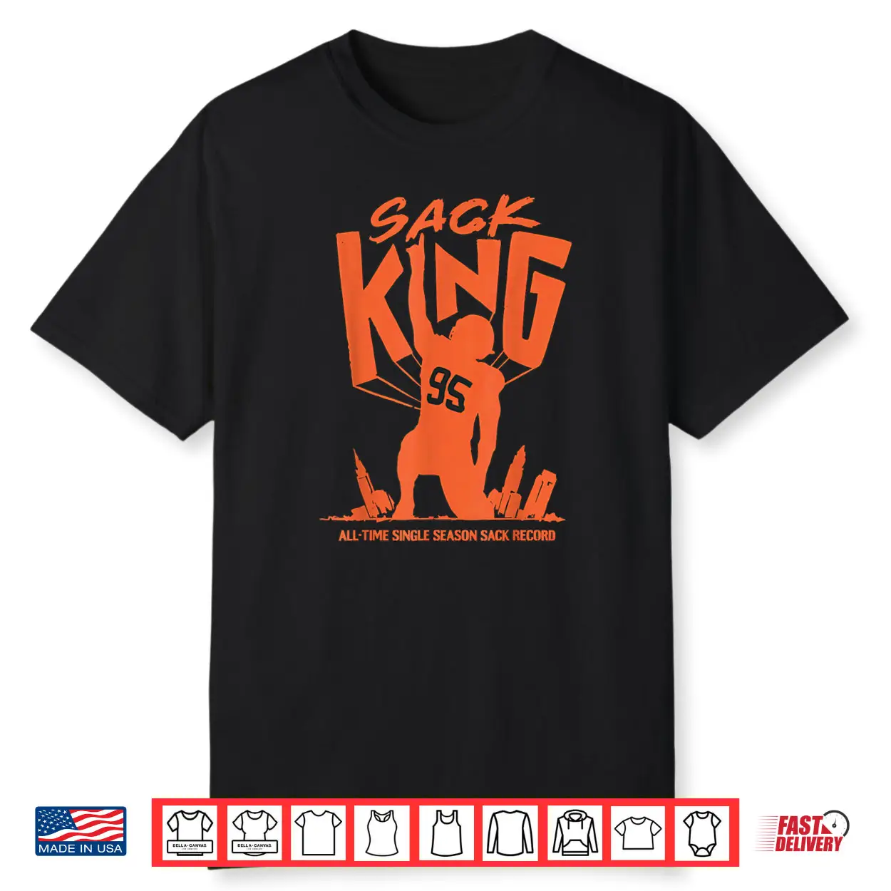 Sack King Myles Sack Record Shirt Sack King Myles Sack Record Shirt