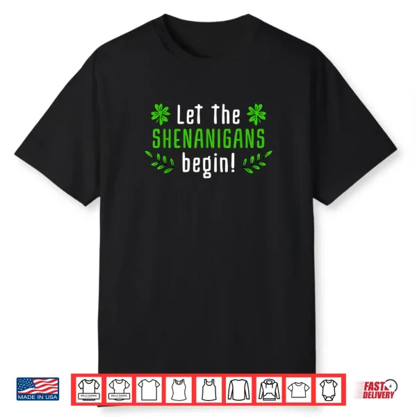 Shenanigans Saint Irish Pats St. Patrick’s Day Costume Shirt