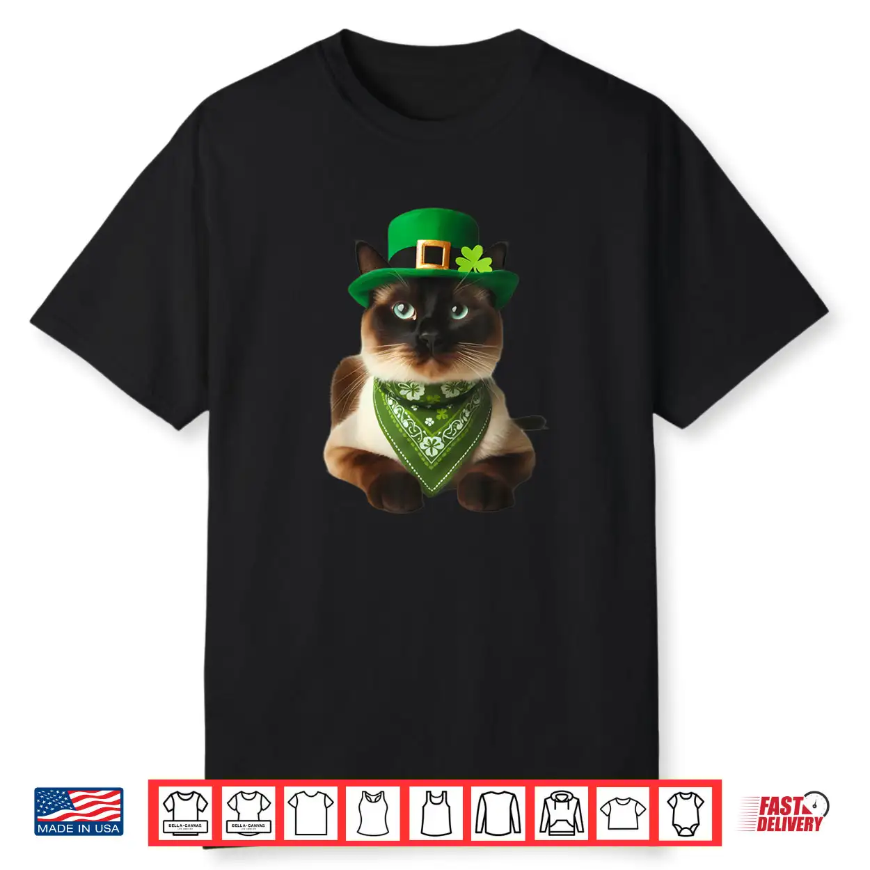 Siamese Cat St Patrick’s Day Saint Paddy’s Owner Lover Cute Shirt Siamese Cat St Patrick’s Day Saint Paddy’s Owner Lover Cute Shirt