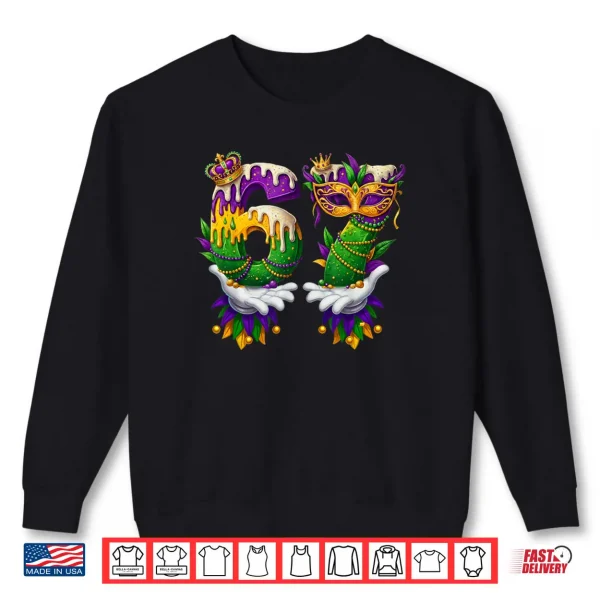 Sweatshirt 67 Mardi Gras 6 7 Meme Six Seven Shirt