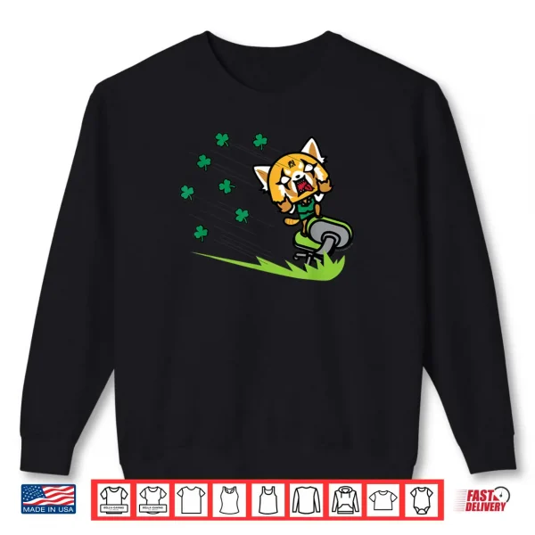 Aggretsuko ShamROCK Saint Patrick's Day Shirt 1 Sweatshirt Aggretsuko ShamROCK Saint Patricks Day Shirt