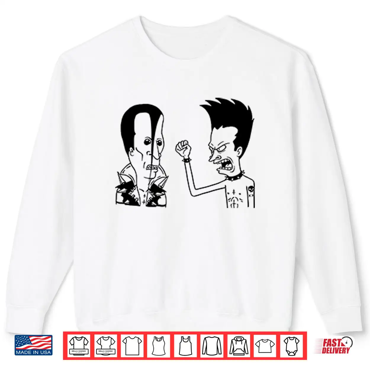 Beavis And ButtHead Misfits Shirt Beavis And ButtHead Misfits Shirt
