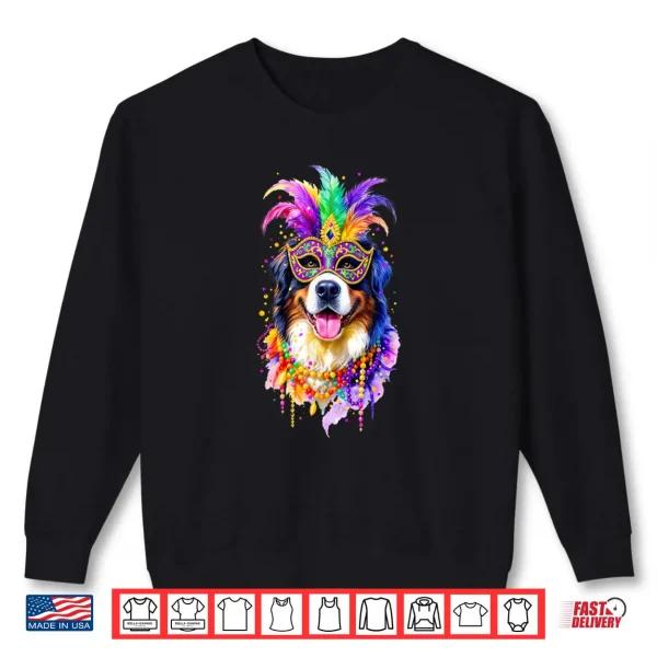 Sweatshirt Bernese Mountain Dog Mardi Gras Shirt