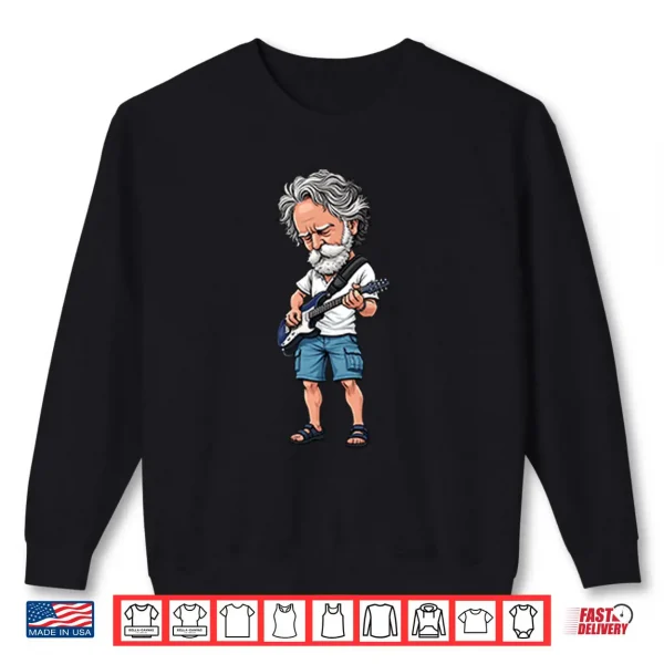Sweatshirt Bob Weir Guitar Illustration Shirt