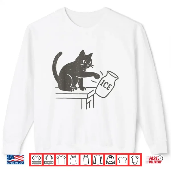 Sweatshirt Chinga La Migra Immigration Abolish ICE Funny Cat Shirt