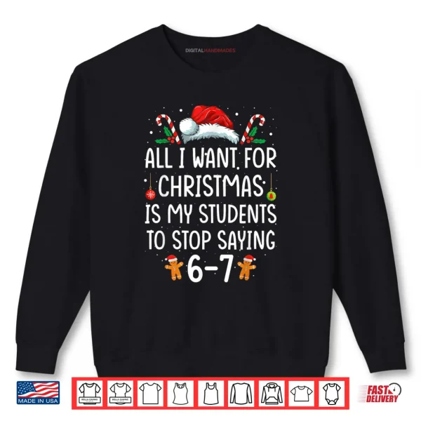 Sweatshirt Christmas Teacher Men Women Teacher for Christmas Shirt