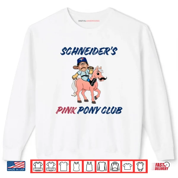 Sweatshirt Davis Schneiders Pink Pony Club Shirt