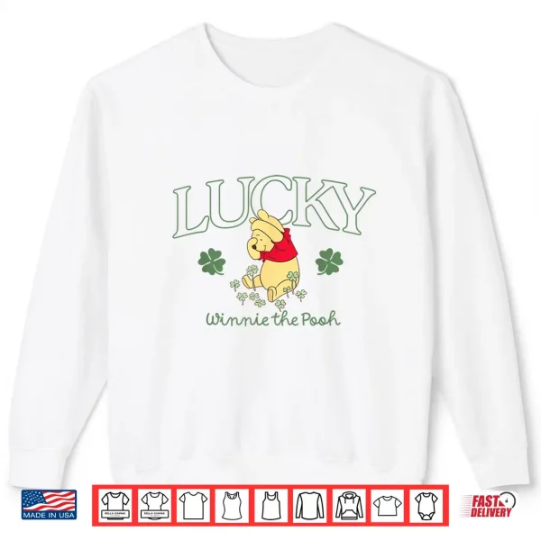 Sweatshirt Disney Winnie The Pooh St. Patricks Day Lucky Winnie Pooh Shirt