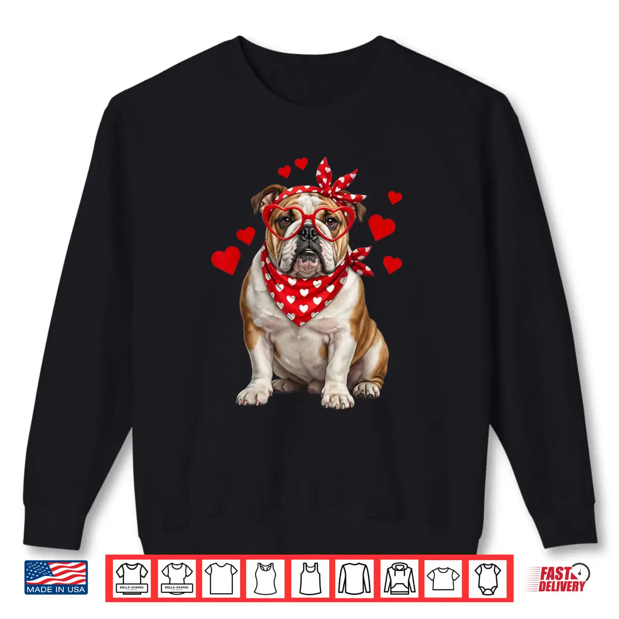 English Bulldog Valentines Day Dog Lover Heart Shirt English Bulldog Valentines Day Dog Lover Heart Shirt