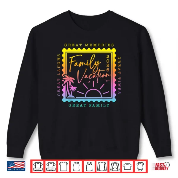 Sweatshirt Family Vacation 2026 Summer Vacation Matching Family Reunion Shirt