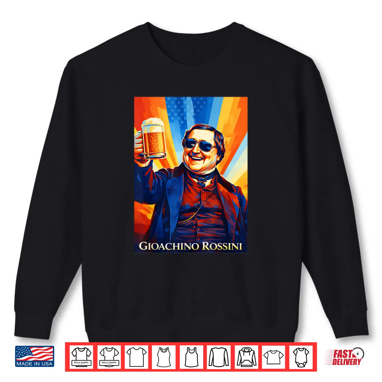 Gioachino Rossini Composer Shirt Gioachino Rossini Composer Shirt