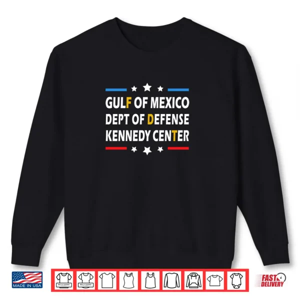 Sweatshirt Gulf of Mexico Dept of Defense Kennedy Center Vintage Retro Shirt