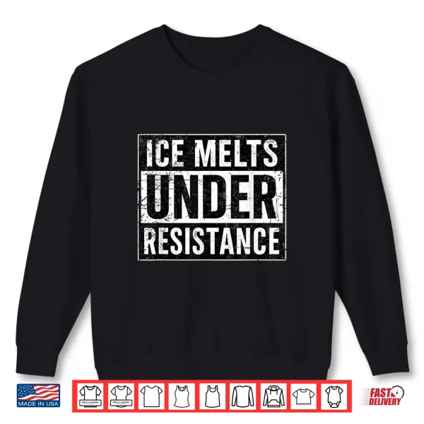 Sweatshirt Ice Bold Statement Protest Distressed Graphic Shirt Shirt
