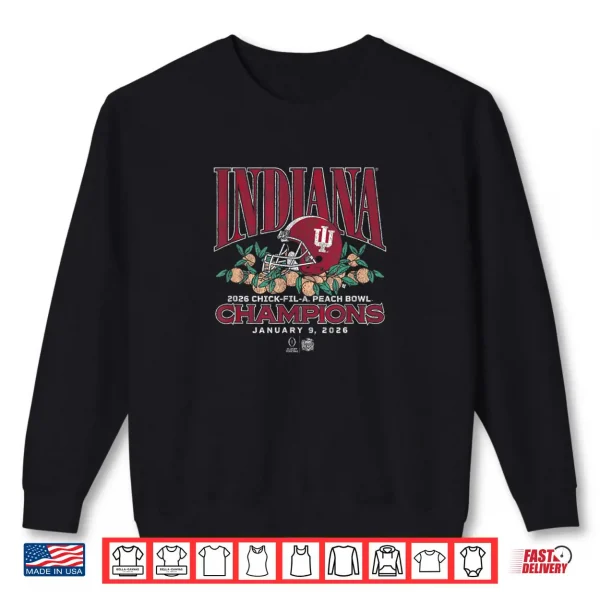 Sweatshirt Indiana Football CFP Peach Bowl Champions Shirt