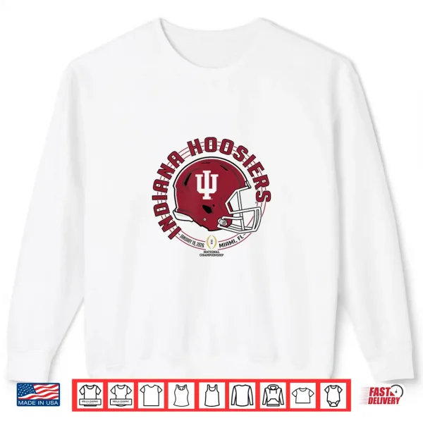 Sweatshirt Indiana Hoosiers CFP National Championship 2026 Blitz White Shirt