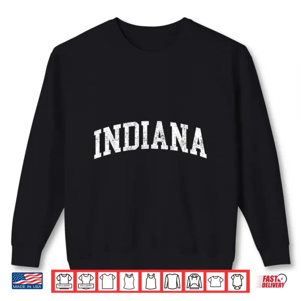 Sweatshirt Indiana Throwback Design Classic Shirt