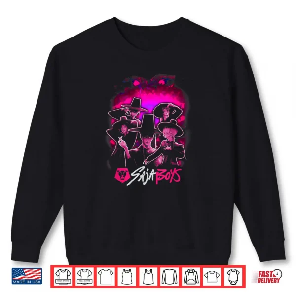 Sweatshirt Kpop Demon Hunters Saja Boys Demon Form Group Shot Shirt