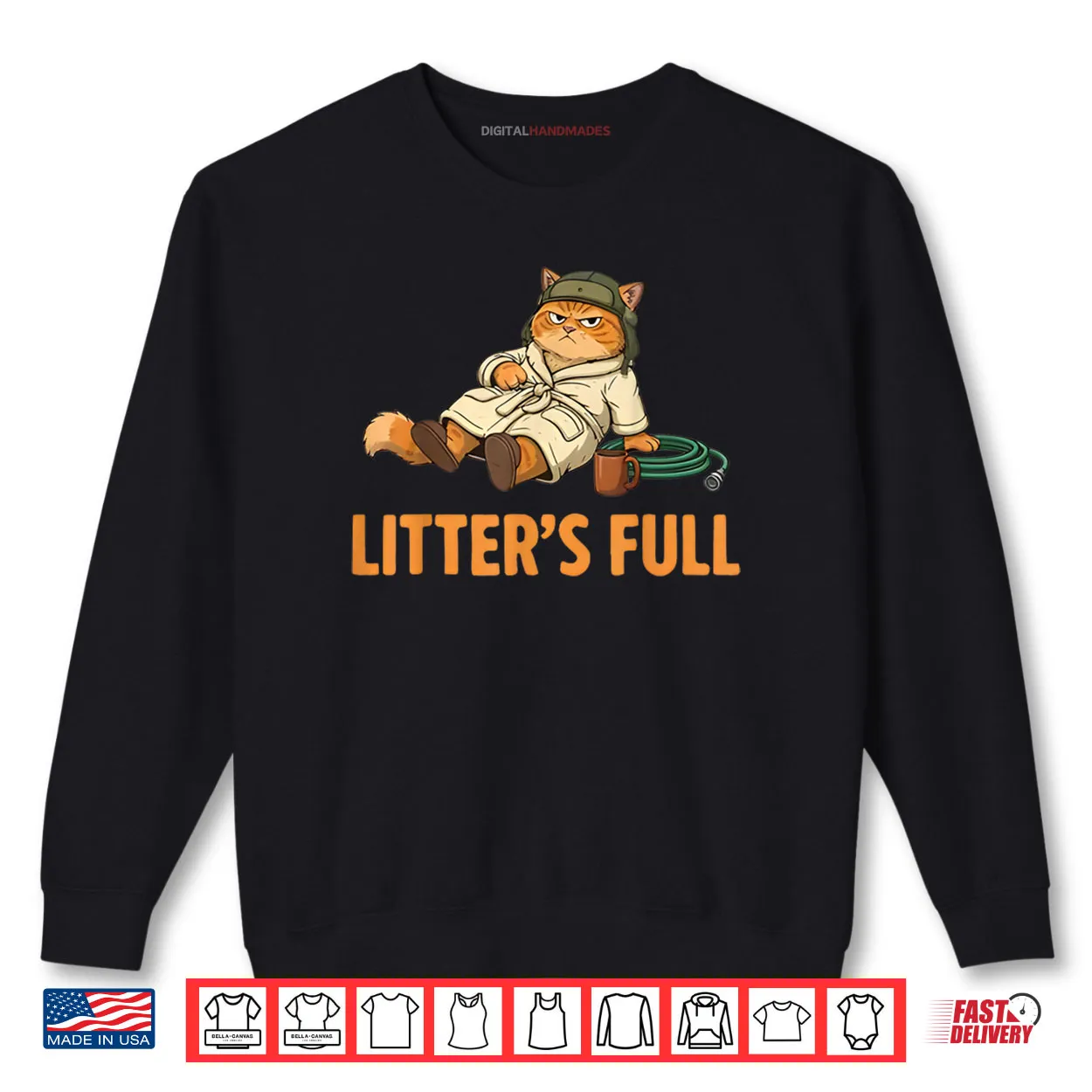 Litter’s Full Cat Parody Tee Christmas Shirt Litter’s Full Cat Parody Tee Christmas Shirt