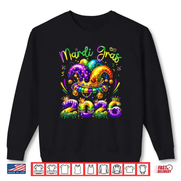 Sweatshirt Mardi Gras 2026 Jester Outfit Shirt 2