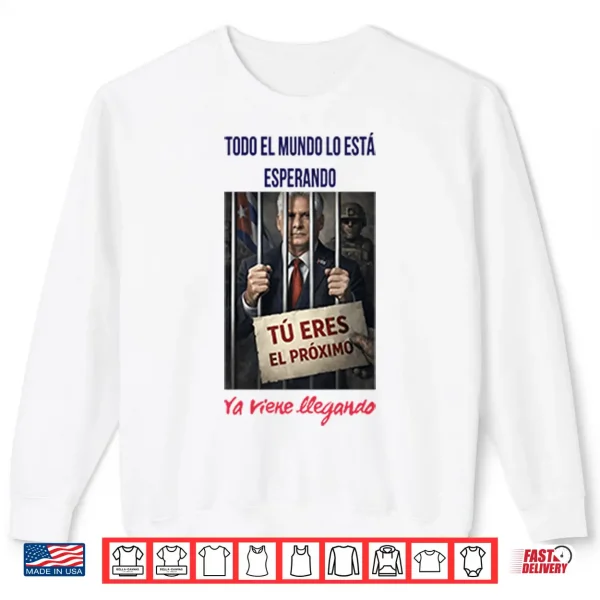 Sweatshirt Miguel Diaz Canel Everyone Is Waiting For Him Shirt