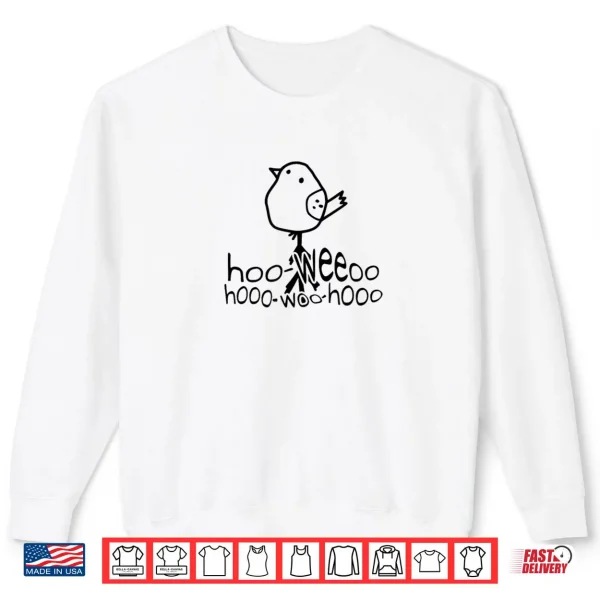 Sweatshirt Minimalist Line Art Birdsong Morning Dove Doodle Shirt