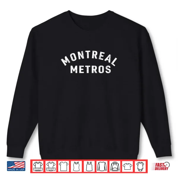 Montreal Metros Hockey Romance Shirt 1 Sweatshirt Montreal Metros Hockey Romance Shirt