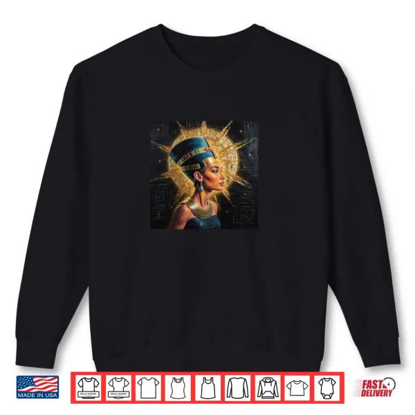 Sweatshirt Nefertiti African American Black Queen Shirt