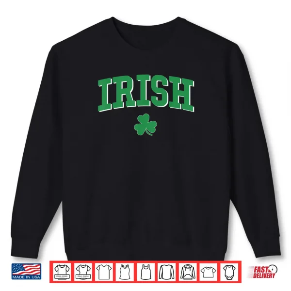Sweatshirt Notre Dame Inspired Irish Fighter Pride Saint Patricks day Shirt