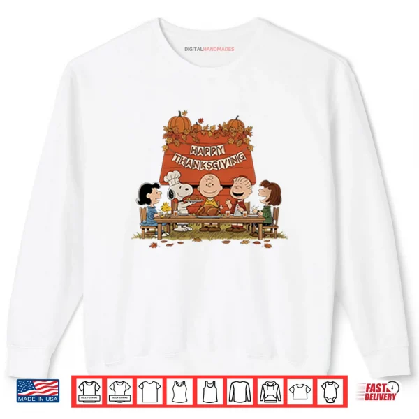 Sweatshirt Peanuts Snoopy Thanksgiving Shirt