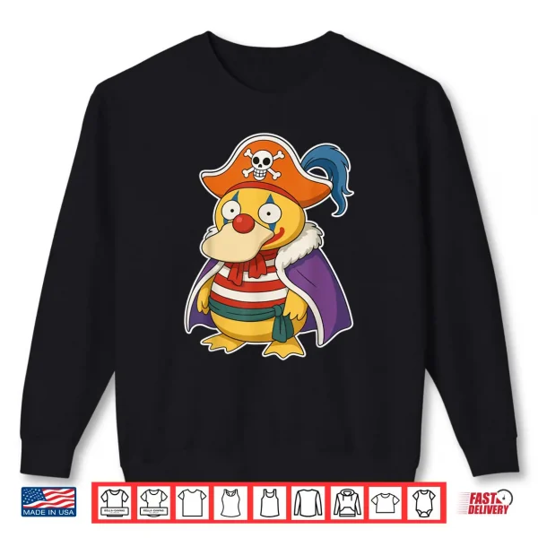 Sweatshirt Pirate Clown Duck Anime Shirt