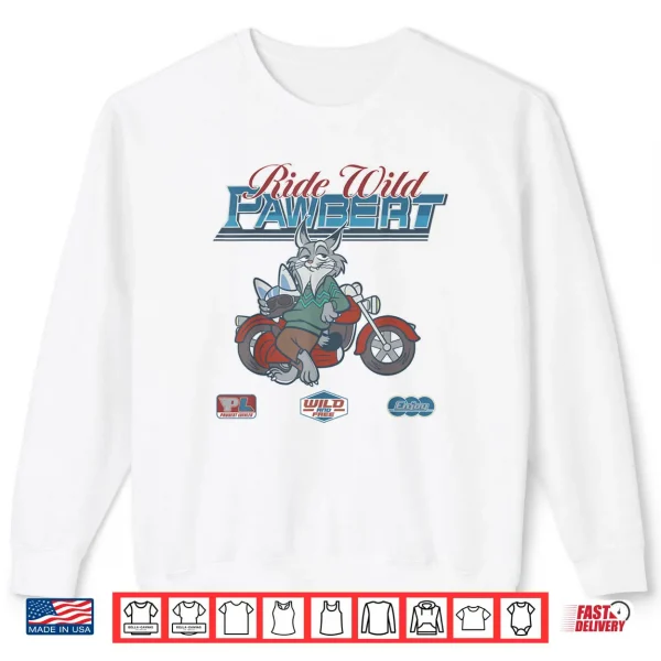 Sweatshirt Ride Wild Pawbert Lynxley Wild and Free Shirt