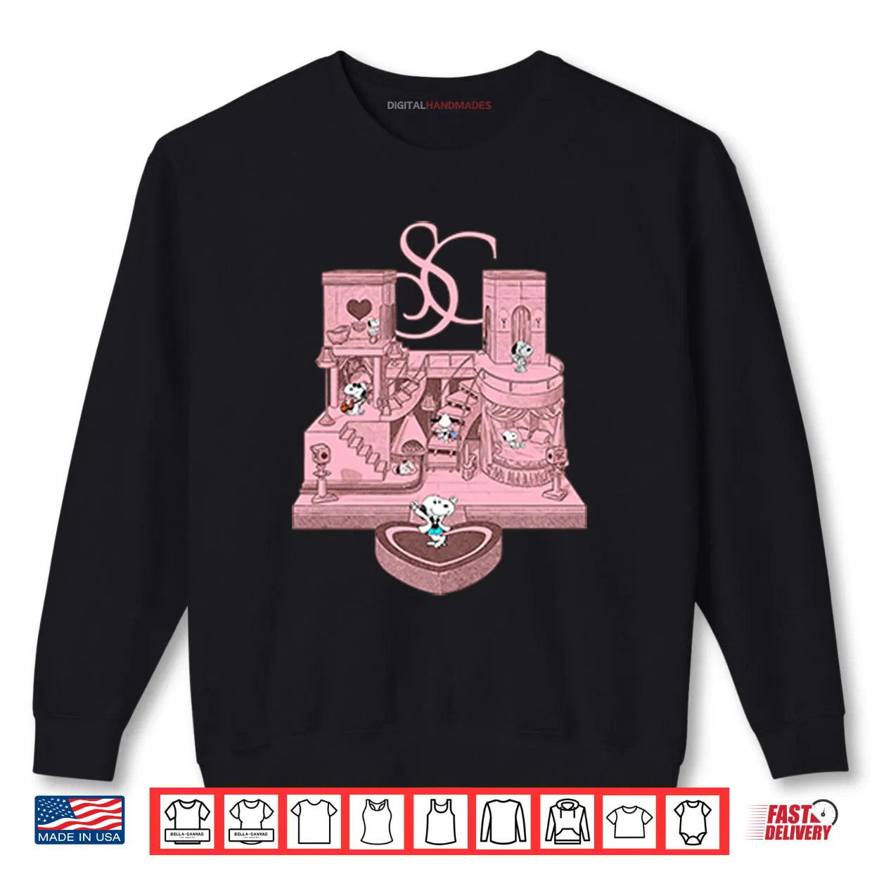 Sabrina Carpenter House Tour Snoopy Shirt Sabrina Carpenter House Tour Snoopy Shirt