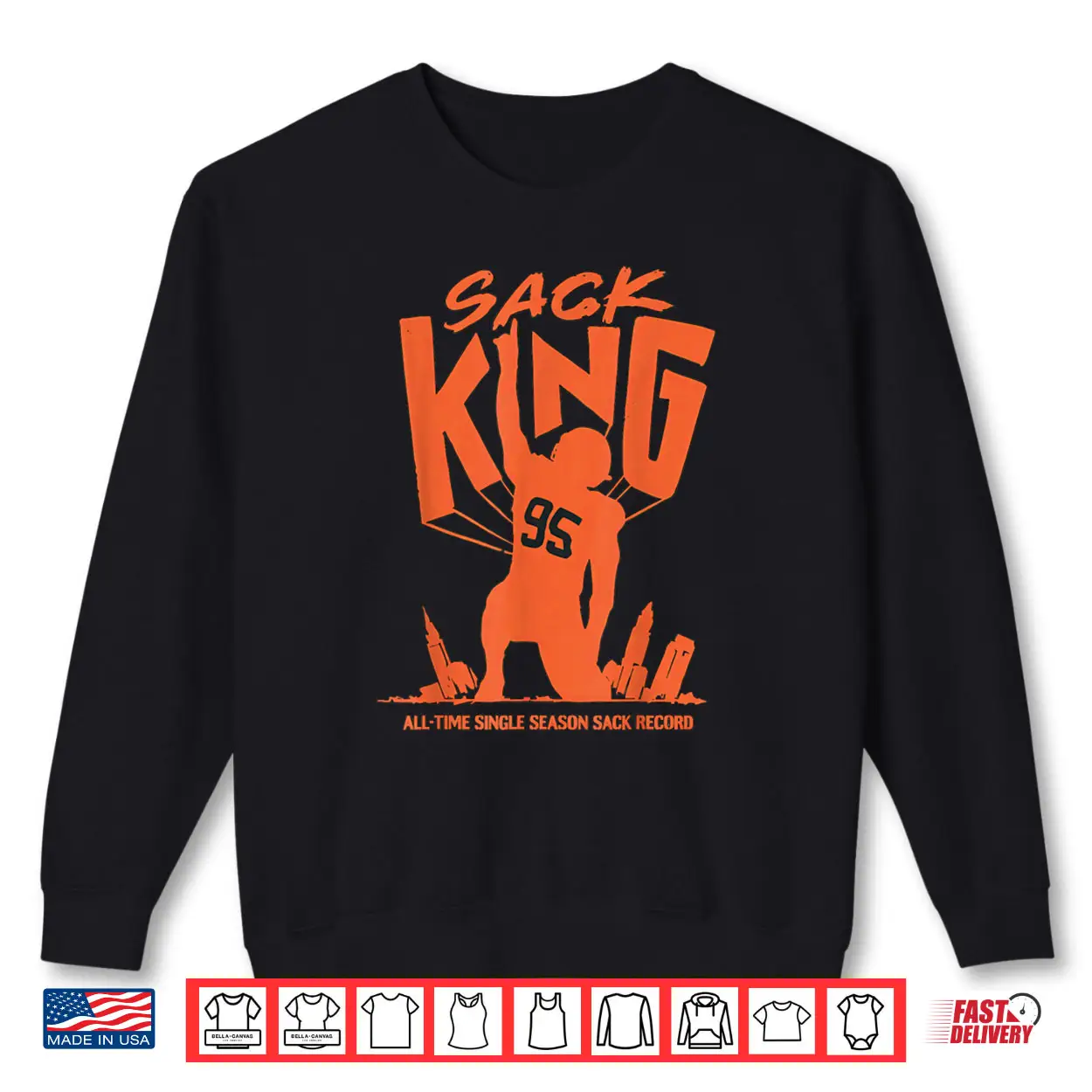 Sack King Myles Sack Record Shirt Sack King Myles Sack Record Shirt