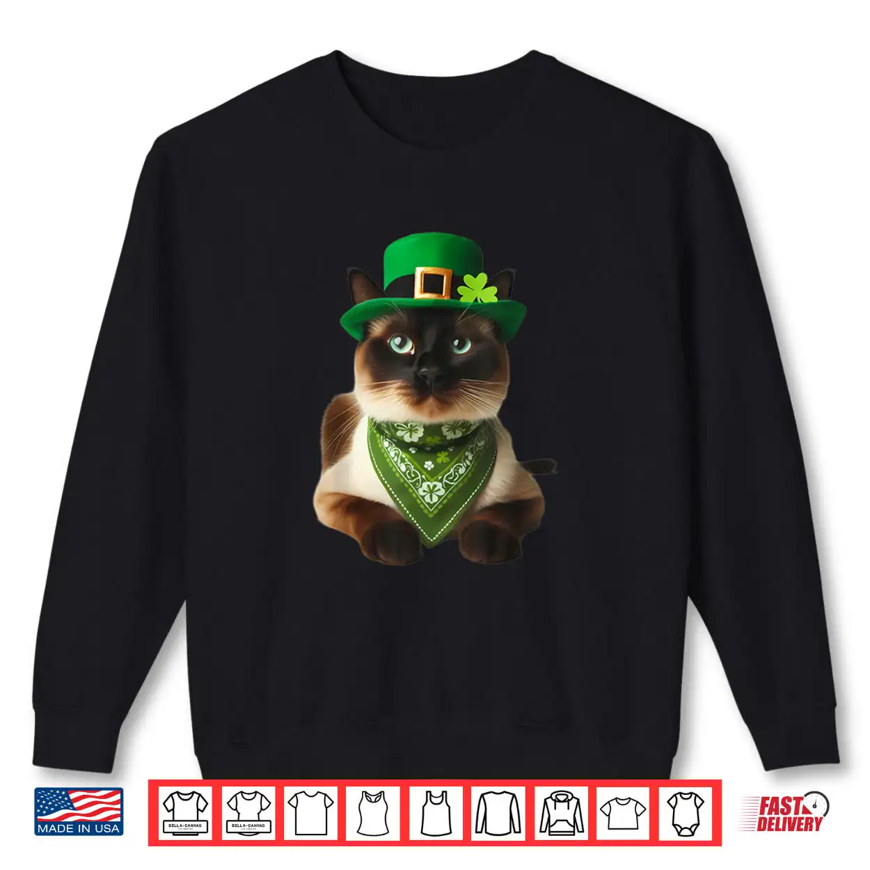 Siamese Cat St Patrick’s Day Saint Paddy’s Owner Lover Cute Shirt Siamese Cat St Patrick’s Day Saint Paddy’s Owner Lover Cute Shirt