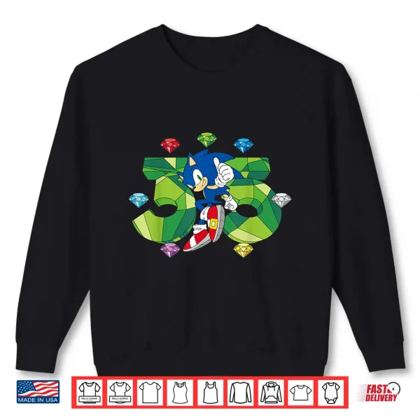 Sweatshirt Sonic The Hedgehog 35th Anniversary Key Art Shirt