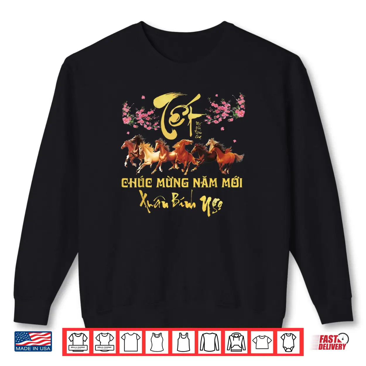 TET 2026 Chuc Mung NAM Moi Horse Vietnamese Lunar New Year Shirt TET 2026 Chuc Mung NAM Moi Horse Vietnamese Lunar New Year Shirt