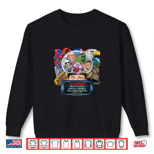Sweatshirt Womens Jeff Dunham Philadelphia PA 2026 V Neck Shirt